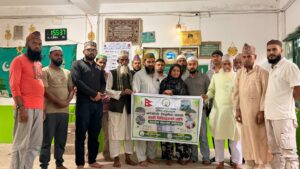 बाढीपीडितका लागि धादिङ मुस्लिम समुदायको १ लाख ३४ हजार सहयोग